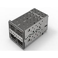 AMP Connectors - TE Connectivity 2214574-8 QSFP+ QSFP+ Assy, 2x2 Gskt 4LP-All, ຊັ້ນຊຸດ