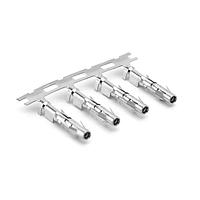 Amphenol SINE Systems SS24M2N ອະນຸປະກອນຕິດຕໍ່ປະກອບສ່ວນ, ປັດປຸງ, ຂະໜາດ 16, ນິເຄວ, ຂະໜາດສາຍ .14-.25mm, 26-24 AWG, ມີ 3 ຂໍ້ຍືງ. 3,000 ຊຸດ. ມົດ