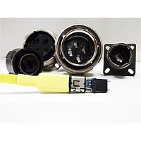 Amphenol Aerospace CF-699621-04P MT38999 ຕົວເຊື່ອມ ST Plug SZ 21 ສີ່ຊ່ອງ