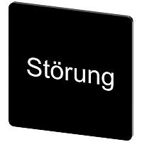 SIEMENS 3SU19000AE160AQ0 ປ້າຍປະກັດ, Stoerung INSCR. LABEL, ສີດຳ 27 X 27MM, STOERUNG