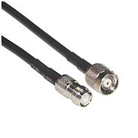 Amphenol Cables on Demand CO-058TNCMFRP-025 ຊຸດສາຍເຄເບີ້ນ RF RG58 REV POLARITY TNC M/F 25