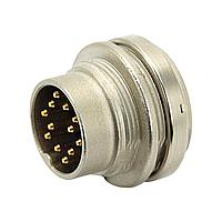 Amphenol Tuchel T 3358 018 ຕົວເຊື່ອມຕໍ່ຕິດຕັ້ງດ້ານໜ້າ M RECPTL