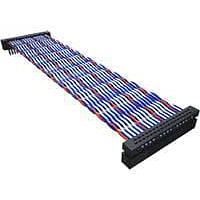 Samtec FMTP-10-T-08.77-01-S-N-R ສາຍສອງສາຍກັນ .050" Tiger Eye IDC Twisted Pair Cable Assembly, Terminal