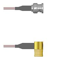 Amphenol Custom Cable Q-0M03V000H010i ສາຍສັນຍານ RF BNC-SP/SMB-RP G142 10I