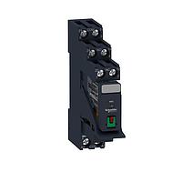 SCHNEIDER RXG21B7PV ອິນເຕີເຟສ ເລເລຍ RXG Relay & Socket,2C/O 5A 24VAC, varistor