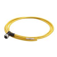 HARTING 21350400315020 ເສັ້ນສາຍອາເຊນເຊີ / ເສັ້ນສາຍອັກຊັວເຕີ M12 A-code 3-pin ປະກອບມີມຸມຜູ້ຍິງໄປສູ່ປາກເປີດ, 2m, ປິວຊີສີເຫຼືອນ