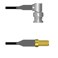 Amphenol Custom Cable Q-0E0720008048i ການປະກອບສາຍ RF BNC-RP/SMA-SJ RG58 48I