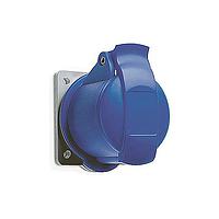 Amphenol Tuchel 2CMA193252R1000 ຕົວເຊື່ອມຕໍ່ 3P+E ປະຕູຕິດພານເນວ Socket Outlet. ແທນ Part# 332RU9