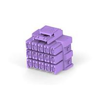 AMP Connectors - TE Connectivity 2-1971876-7 ກອງປະກອບ 3x5 ປລັກ ກອງປະກອບ ກະແຈ B pur