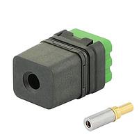 Eaton Souriau-Sunbank 8MQ2M0108SB ຕູ້ຕໍ່ແບບ Modular - ໂມດູນ Push Pull MQuick, ບໍ່ມີການປິດປ່ອງ, ມີຂໍ້ຕິດຕໍ່ປະເພດຜູ້ຍິງ crimp