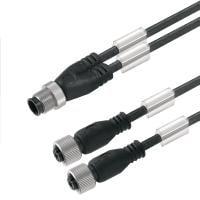 Weidmuller 1812551000 ເສັ້ນສາຍອ່ານຄ່າ / ເສັ້ນສາຍກະທົບ SAIL-ZW-M12BG-2/4-10U