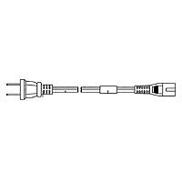 Volex 2160H 10 C3 ສາຍພະລັງ AC H03VVH2F 1.8M ອິສຣາເອວ ສີດຳ