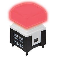 NKK Switches KP0115ANBKG03RGBP-3TJB ປິດບໍ່ມີການກະທຳທາງສີ 11.6mm ແດງ/ຂຽວ 17.4mm ຝາ