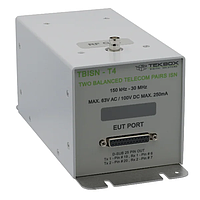 Tekbox TBISN-T4 ຄູ່ສົງທົບສອງຄູ່ ISN (150 kHz – 30 MHz; 150 Ω ± 20 Ω)