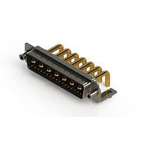 EDAC 629-24W7250-3T5 ຕູ້ຕິດຕໍ່ D-Sub ປະສົມມຸມຂວາ ຕູ້ຕິດຕໍ່ພະລັງງານ Combo D-Sub