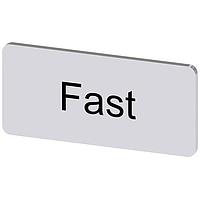 SIEMENS 3SU19000AC810EE0 ປ້າຍປ້າຍປະກັບ, ປ້າຍປະກັບ INSCR. LABEL, ເງິນ 12.5 X 27MM, ໄວ