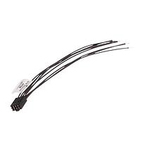 Molex 219659-1082 ການປະກອບສາຍສະເພາະຮູບສະເກດສີ່ມົນຍະກຳ Female-Pigtail (OTS) Cbl Assy Dual Row 150mm Tin Plating 8 Ckt Blk
