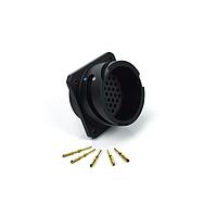 Amphenol Audio MP-4102-37P-C ກະແຜງຕໍ່ຕ່າງພ່ອງດ້ວຍຫົວກັບປຸ່ມປິດ