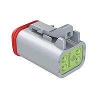 Amphenol SINE Systems AT06-4S-RD01 ປລັກ 4 ທາງ 4 ທາງ ກະບອກສີນລະດັບລົດລົງ