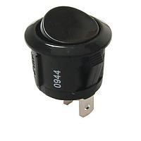 E-Switch RRG313C1100 ສະຫນັບສະຫນູນ Power Rocker Switch Rocker, SPDT, On-On, Panel Mount, Snap-In, ສີດຳ