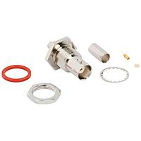 Amphenol RF 031-6927 ຕົວເຊື່ອມ RF Connector BNC StrCrmp RG-55 RG-142