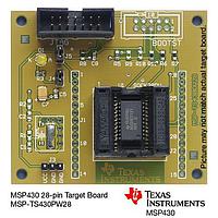 Texas Instruments MSP-TS430PW28 ແຜ່ນປ່ອງປະສົງ MSP430 28-Pin Socket Target Board