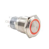 E-Switch PV4F2B0SS-3R4 ຕ້ານການທຳລາຍ 2A 24VDC 1P On(On) RGB 12V 19mm