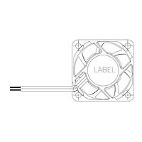 Delta Electronics, Inc. AFB0412VB-AR00 ພັງລົມ Tubeaxial Tubeaxial, 40x15mm, 12VDC, ລົດບໍລິເຄື່ອງ Ball Bearing, ສາຍສີ 3-Lead, ຕິດຕາມການລອກ Locked Rotor Sensor