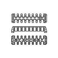 AMP Connectors - TE Connectivity 964455-1 ຮອງຫົວແລະກອງສາຍສະຫນັບ KONTAKTSICHERUNG16P