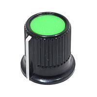 Eagle Plastic Devices 450-3034 ປຸ່ມຄວບຄຸມ & ປຸ່ມກົງ GREEN .63"D X .59"H