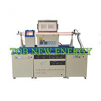 TOB TOB-DSP-1200℃-PECVD-IV ລະບົບ Slider-Type Dual-Zone PECVD (1200℃,4KW,10-1Pa)