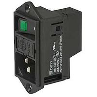 Schurter DD11.0114.1111 ການສະຫຼຸບແສງສີຂຽວ Inlets QC 10A ບໍ່ມີລະບົບລົງ