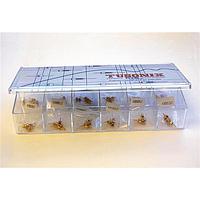 Tusonix SK4000-903 ຊຸດຄອມເພີມ Capacitor Kits Kit Contains 12 P/N Cap. 5-27000pF 5 ea.