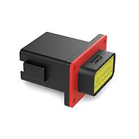 Amphenol SINE Systems AT04-12PB-PM02 ຕົວເຊື່ອມຕໍ່ 12 ຕຳແໜ່ງ ປະຕູກັບ, ຕິດຕູ້, ຂະໜາດຫຼຸດລົງ, ມີກະແຈ B