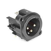 Amphenol Audio AC3MAH1-AU-B ຕົວເຊື່ອມ PLASTIC A PANEL H-PCB 3 PIN GLD CON