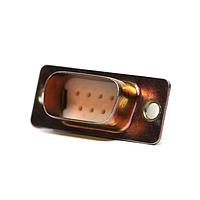 ITT Cannon DEMAM-9P ຕູ້ຕໍ່ D-Sub ມາດຕະຖານ D*M ຕູ້ຕໍ່ D-Sub ທີ່ມີຄວາມໜ້າໃຈສູງດ້ວຍການສິ້ນສຸດດ້ວຍການບັນທຶກ crimp