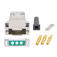 Molex 173114-0986 ຊຸດປົກຄອງດ້ານຫຼັງ D-Sub FCT Backshell CONN Kit ຊຸດປົກຄອງດ້ານຫຼັງ CONN ປະເພດປະສົມ D-Sub CONN High Power Solder Cup CONT 3 CKT