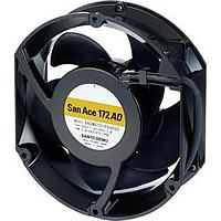 Sanyo Denki 9ADW5701P5H003 ພັນລະຫັດ Axial EC Axial Fan, 172x150x51mm ຮອງຮອບ, 100-240VAC, ກັນນ້ຳກະທົບ, Tach/PWM, IP56