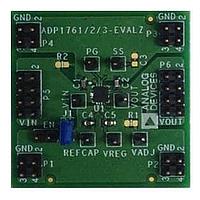 Analog Devices ADP1763-ADJ-EVALZ ບອດປະເມີນການປັບປຸງກຳລັງໄຟ LDO Voltage Regulator Adjustable output