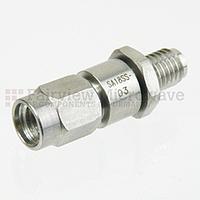 Fairview  SA18SS-03  3 dB Fixed Attenuator SSMA Male To SSMA Female Up To 18 GHz Rated To 2 Watts With Passivated Stainless Steel Body