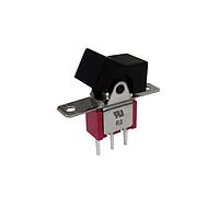Adam Tech SW-R2-2B-B-5-10 ສະແກນລົດເລັກ MINIATURE ROCKER SWITCH, ທອງສີບຣອນ