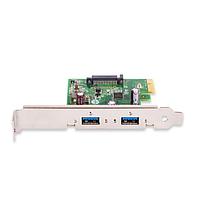 Basler Ren, 1 HC, x1, SATA, 2 Ports ບັດເຊື່ອມຕໍ່ USB 3.0 PCIe