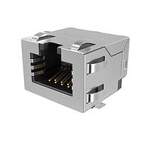 Amphenol Commercial Products RJE3C1881401 ຕູ້ເຊື່ອມຕໍ່ແບບມົດູລາ / ຕູ້ເຊື່ອມຕໍ່ Ethernet MODULAR JACK