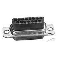 Amphenol Commercial Products L177RRE09S ປະຕູຮັບ 9P ແບບຍິງ ຕິດຕໍ່ດ້ານຫຼັງດ້ວຍການບັງກັບ