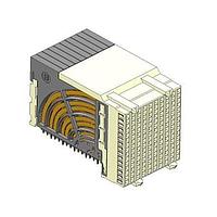 Amphenol FCI 10115913-101LF ຮັບຂໍ້ VSe AIRMAX R/A RCPT 150P, ການກົດດັນນ້ອຍ PRESS-FIT