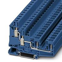 PHOENIX CONTACT 3060571 ບລັອກຕິມເນີລະບົບ DIN Rail Terminal Blocks UT 6-QUATTRO/2P BU