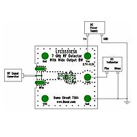 Analog Devices DC758A ຕວດສອບ RF LTC5535ES6 - ຕວດສອບ RF 7GHz ພ້ອມກັບການກວ້າງ