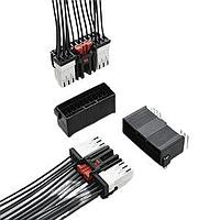 JST Automotive S16B-TLDR-2AK ຊຸດຕໍ່ຕ່າງ Connector Kits TLDR MALE CONN 16CKT BLACK