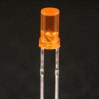 Kingbright WP424NDT ໄຟ LED ສີແດງເດືອດ ORANGE LED