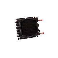 Aavid 6110G1SB-D9 ຕົວແປປ່ອງຄວາມຮ້ອນນ້ຳເປັນອາກາດຮອບທອງ, ທອງ, ທອງຕົວແປປ່ອງຄວາມຮ້ອນ, ມີຊຸດພັງລົມ Kona 115VAC, Lytron 102076-11